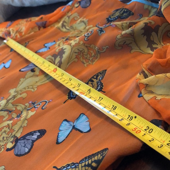 🦋dianaira Stunning Silk, Chiffon Butterfly Open Lined Lightweight over jacket - Picture 9 of 11